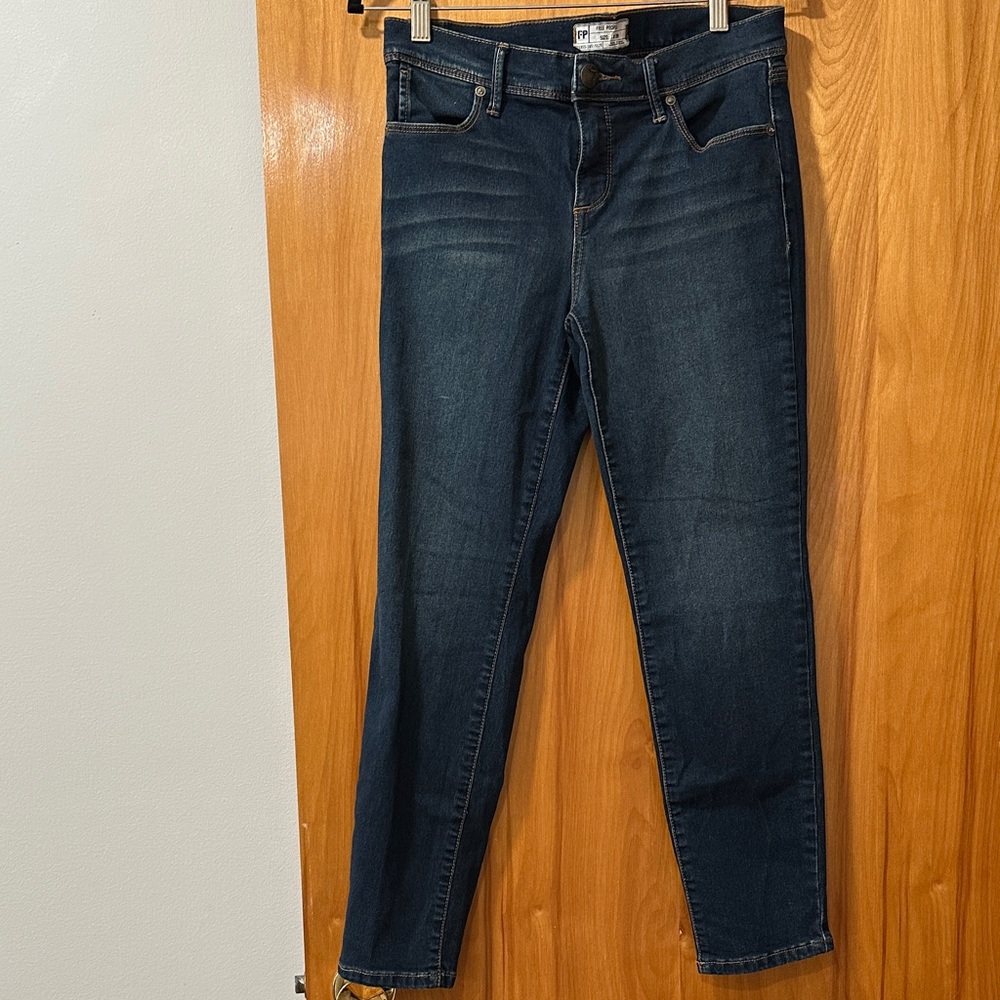 Free People Dark Blue Jeans